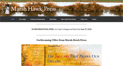 Desktop Screenshot of marshhawkpress.org