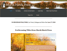 Tablet Screenshot of marshhawkpress.org